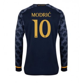 Real Madrid Luka Modric #10 Borta Kläder 2023-24 Långärmad